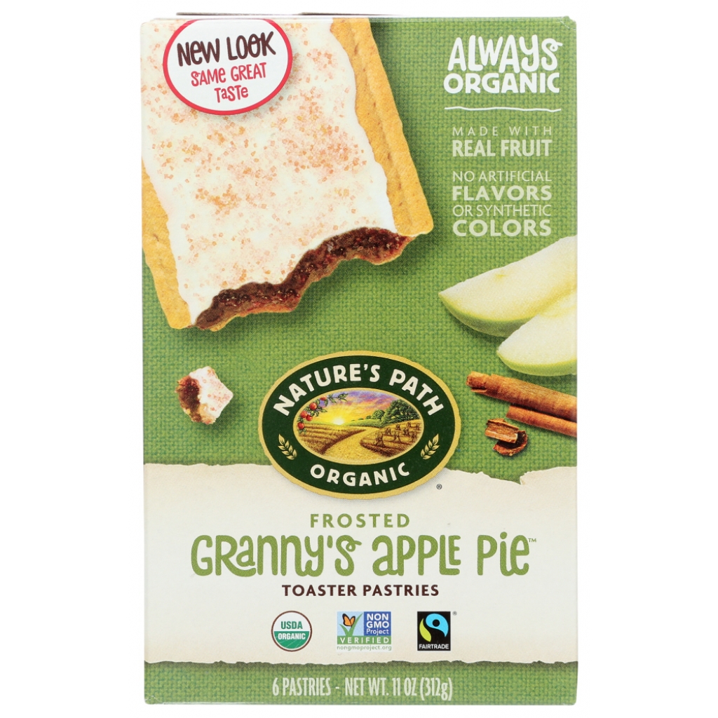 Organic Frosted Toaster Pastries Granny's Apple Pie