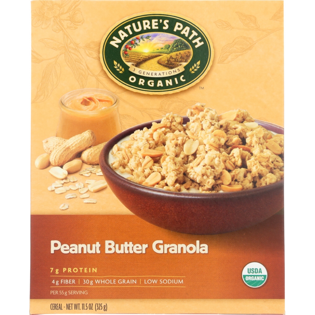 Organic Peanut Butter Granola Cereal - 11.5 oz