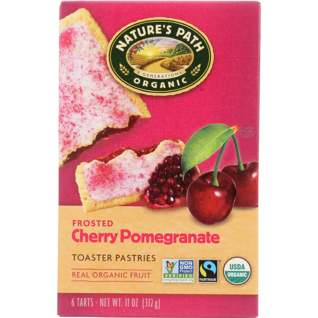 Organic Frosted Cherry Pomegranate Toaster Pastries - 11 oz