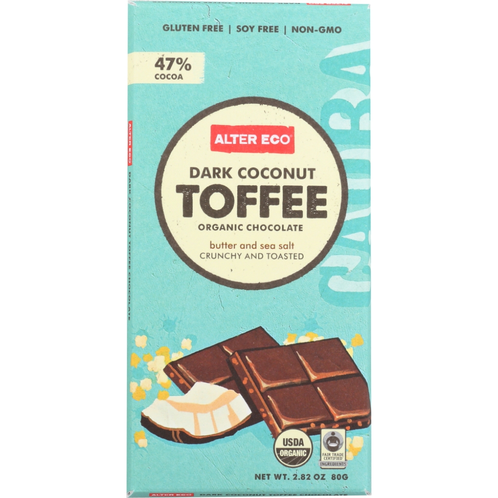 Organic Dark Coconut Toffee - 2.82 oz