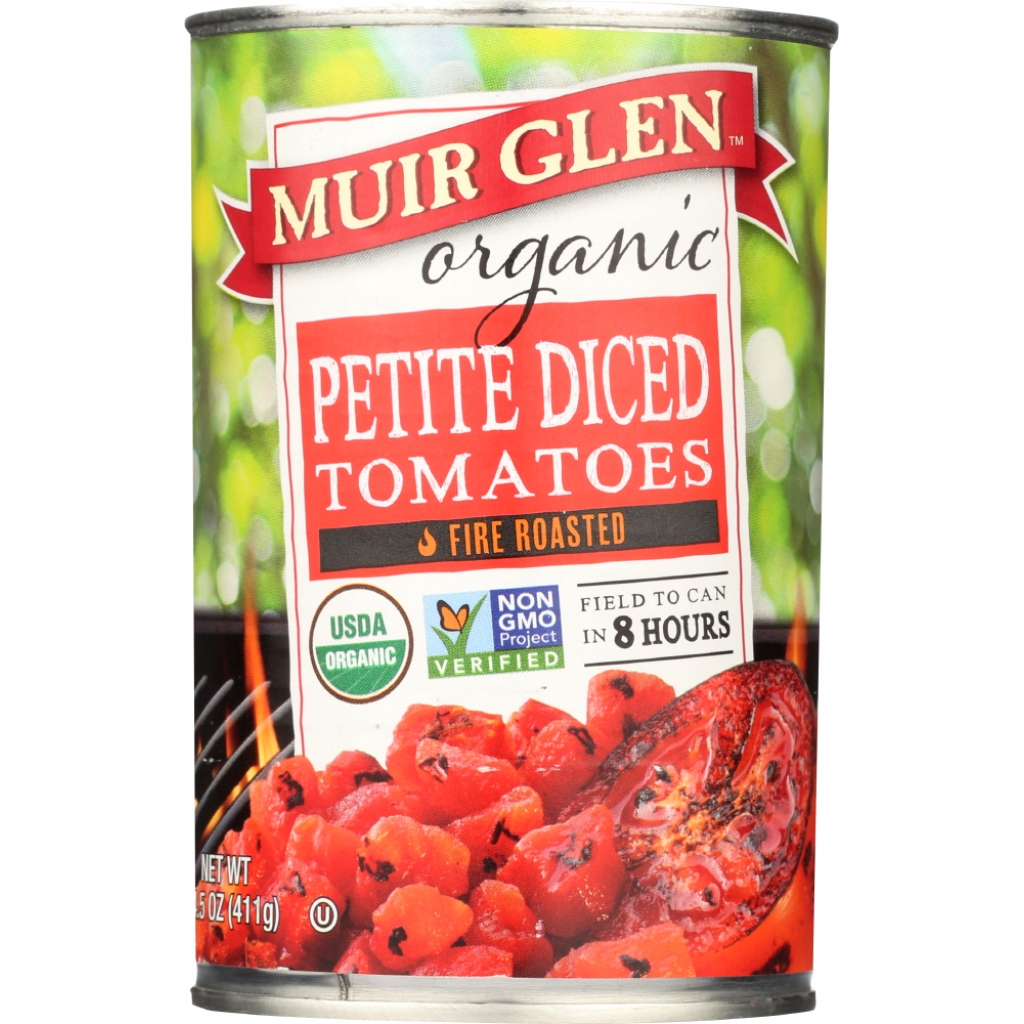 Fire Roasted Diced Petite Tomatoes - 14.5 oz