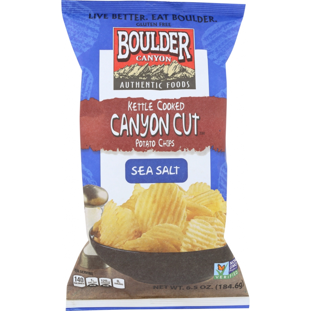 Gluten-Free Kettle Cooked Potato Chips - Natural Snack