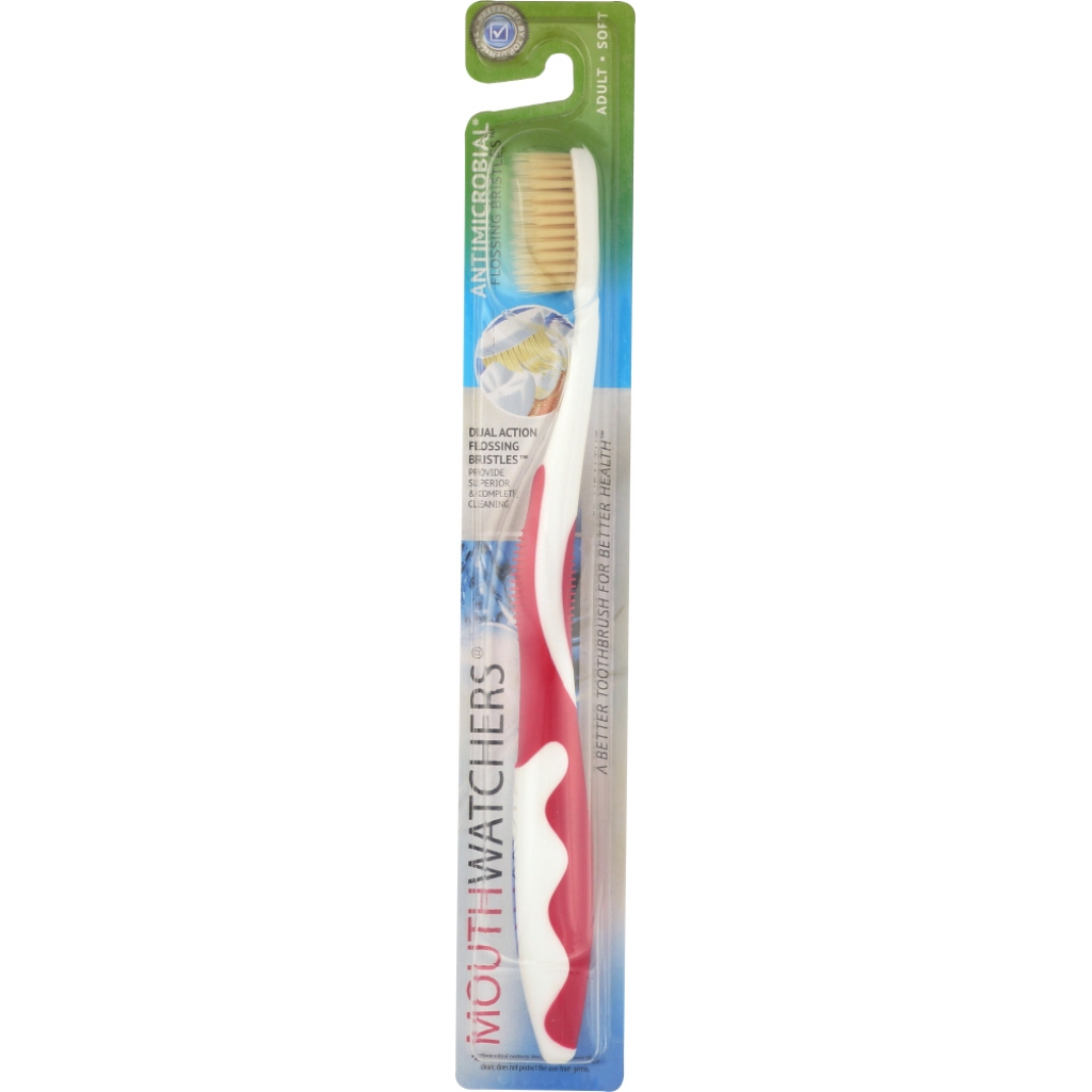 Manual Red Toothbrush for Adults