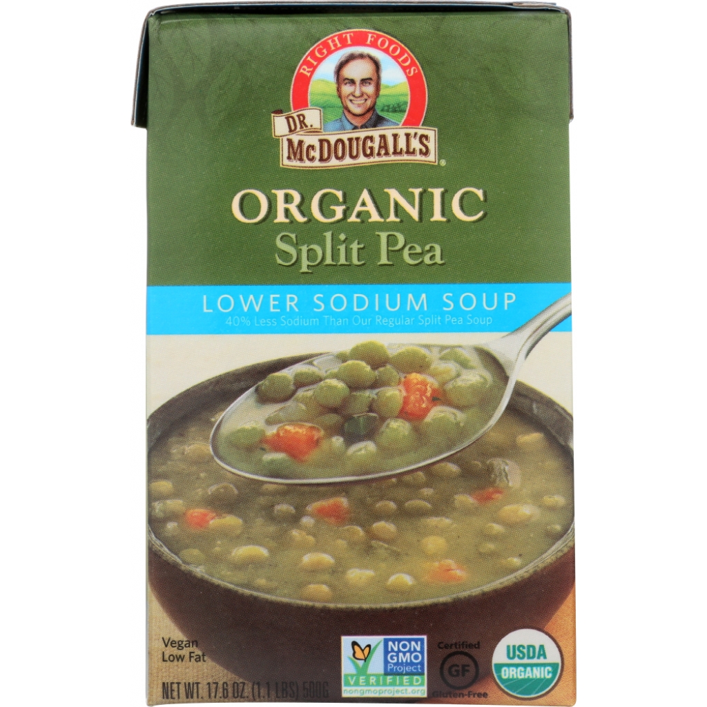 Lower Sodium Organic Split Pea Soup - 17.6 oz