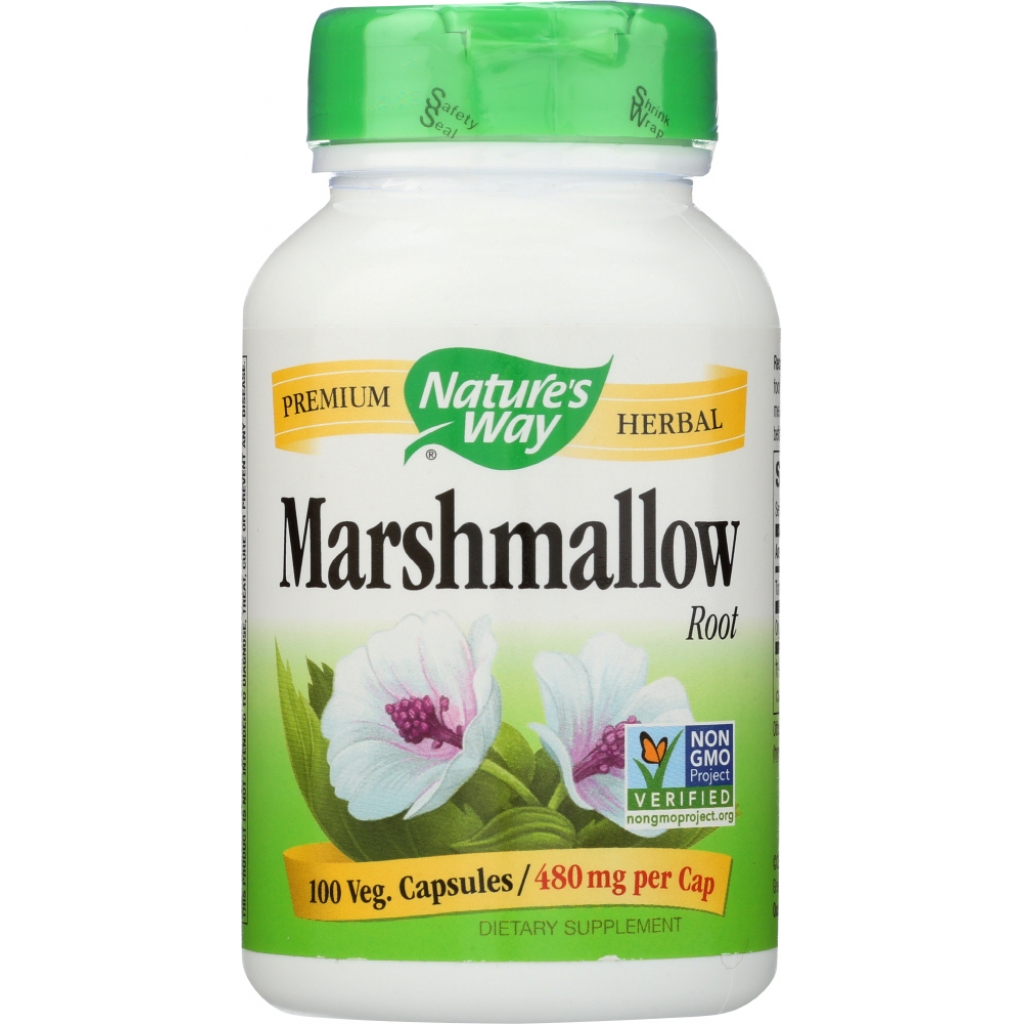 Marshmallow Root Capsules for Respiratory Health