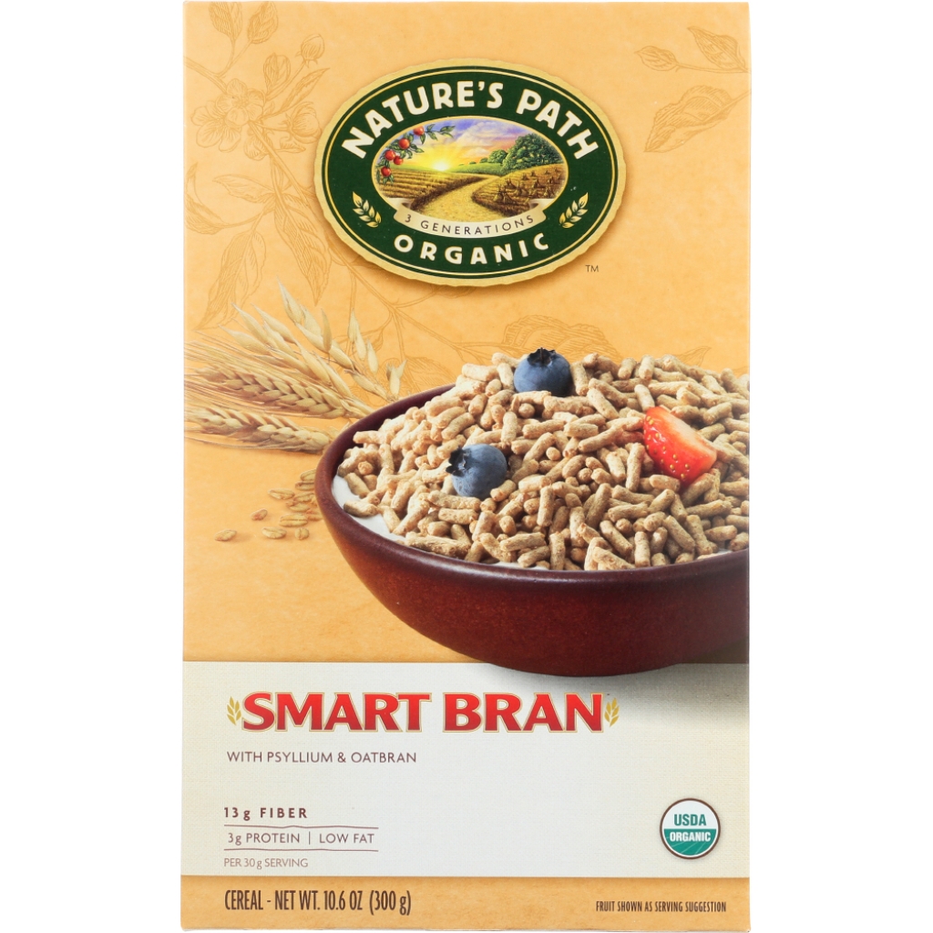 Organic Smart Bran Psyllium and Oat Bran Cereal - 10.6 oz