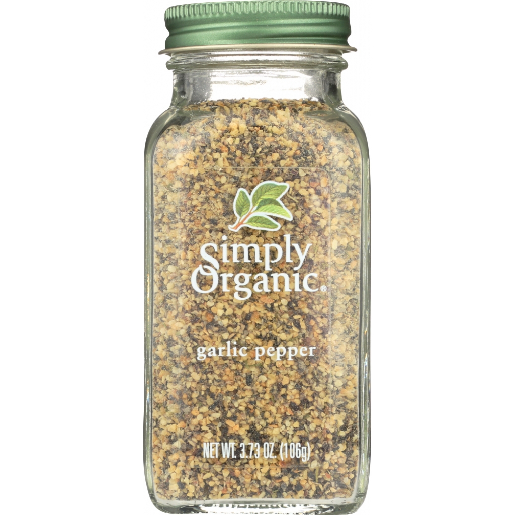 Organic Garlic Pepper Seasoning, 3.73 oz