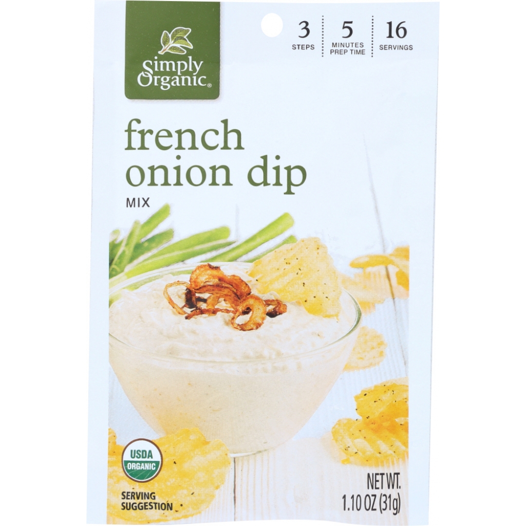 Simply Organic French Onion Dip Mix - 1.1 oz