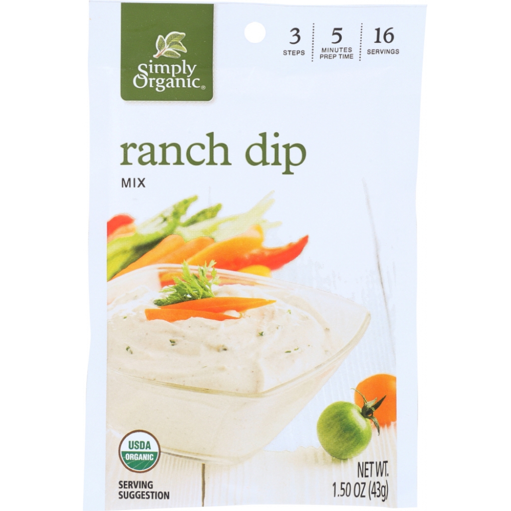 Organic Ranch Dip Mix, 1.5 oz