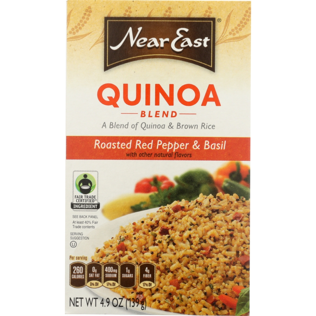 Roasted Red Pepper and Basil Quinoa Blend