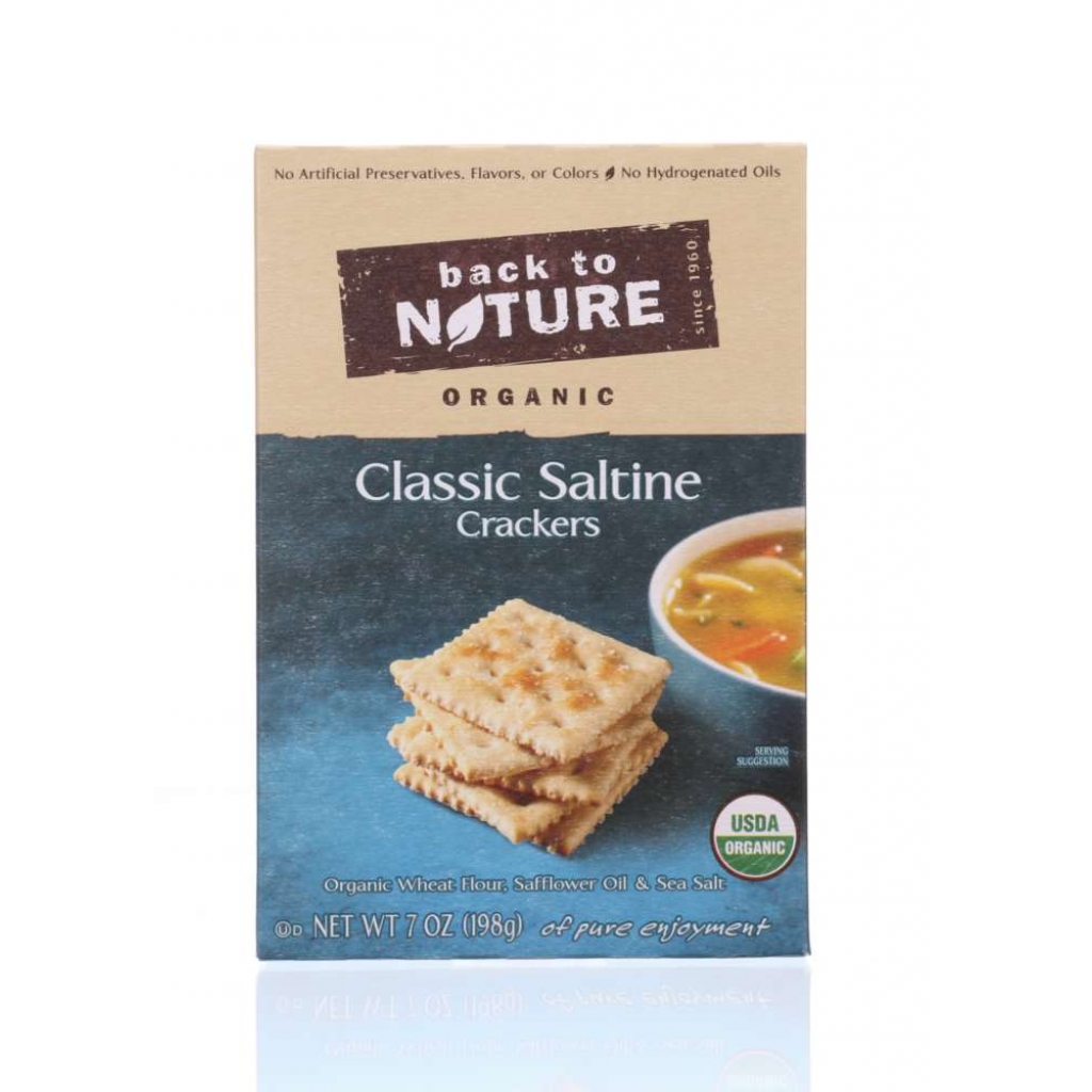 Organic Classic Saltine Crackers, 7 oz