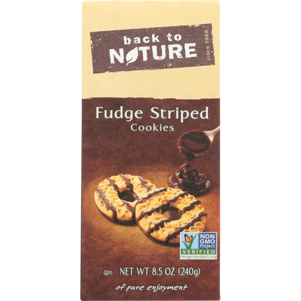 Fudge Stripe Shortbread Cookies, 8.5 oz