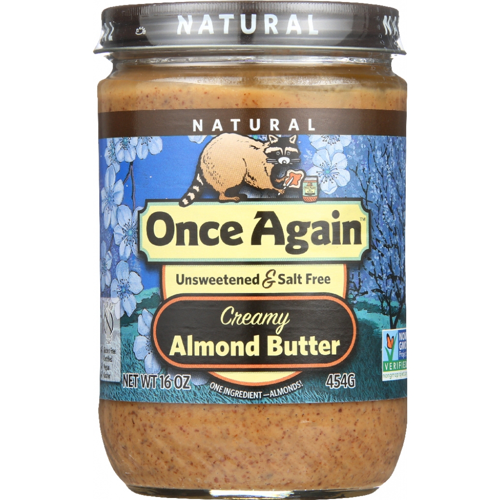 Creamy Natural Almond Butter - Pure Almond Delight