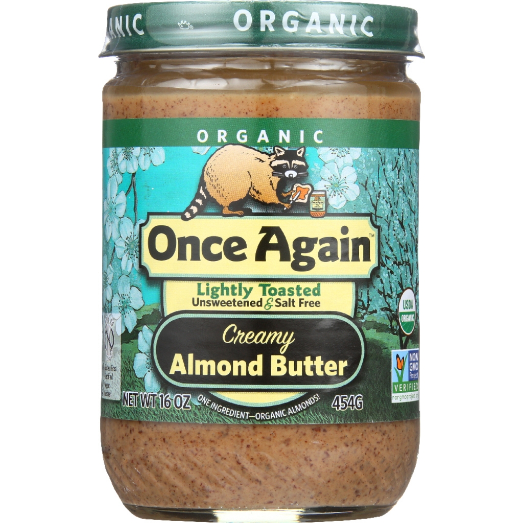 Creamy Lightly Toasted Organic Almond Butter