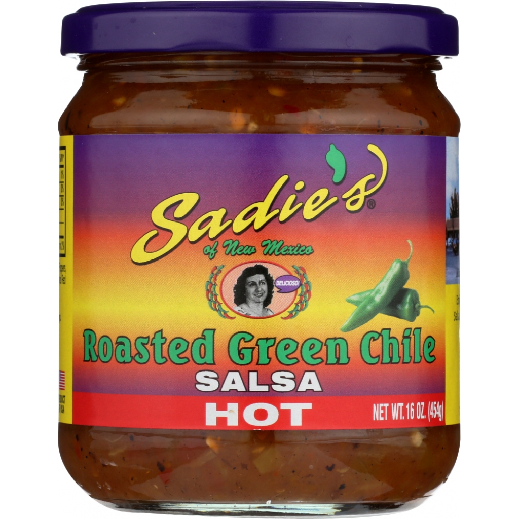 Hot Roasted Green Chile Salsa