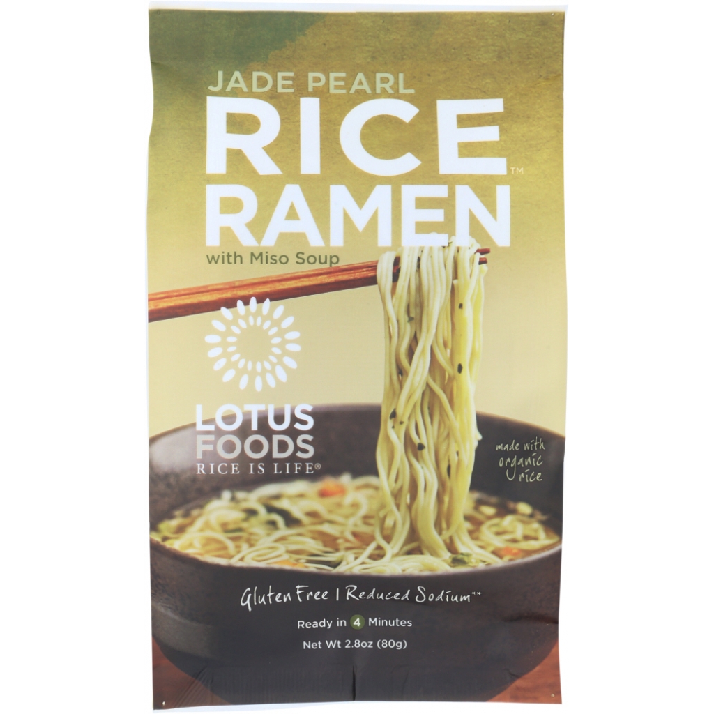 Jade Pearl Rice Ramen with Miso Soup