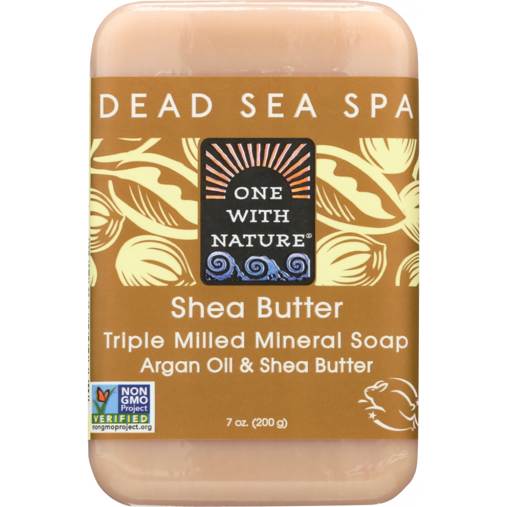 Mineral-Rich Dead Sea Shea Butter Soap Bar, 7 oz