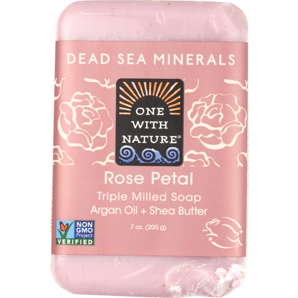 Rose Petal Soap with Dead Sea Minerals - Luxurious Clean