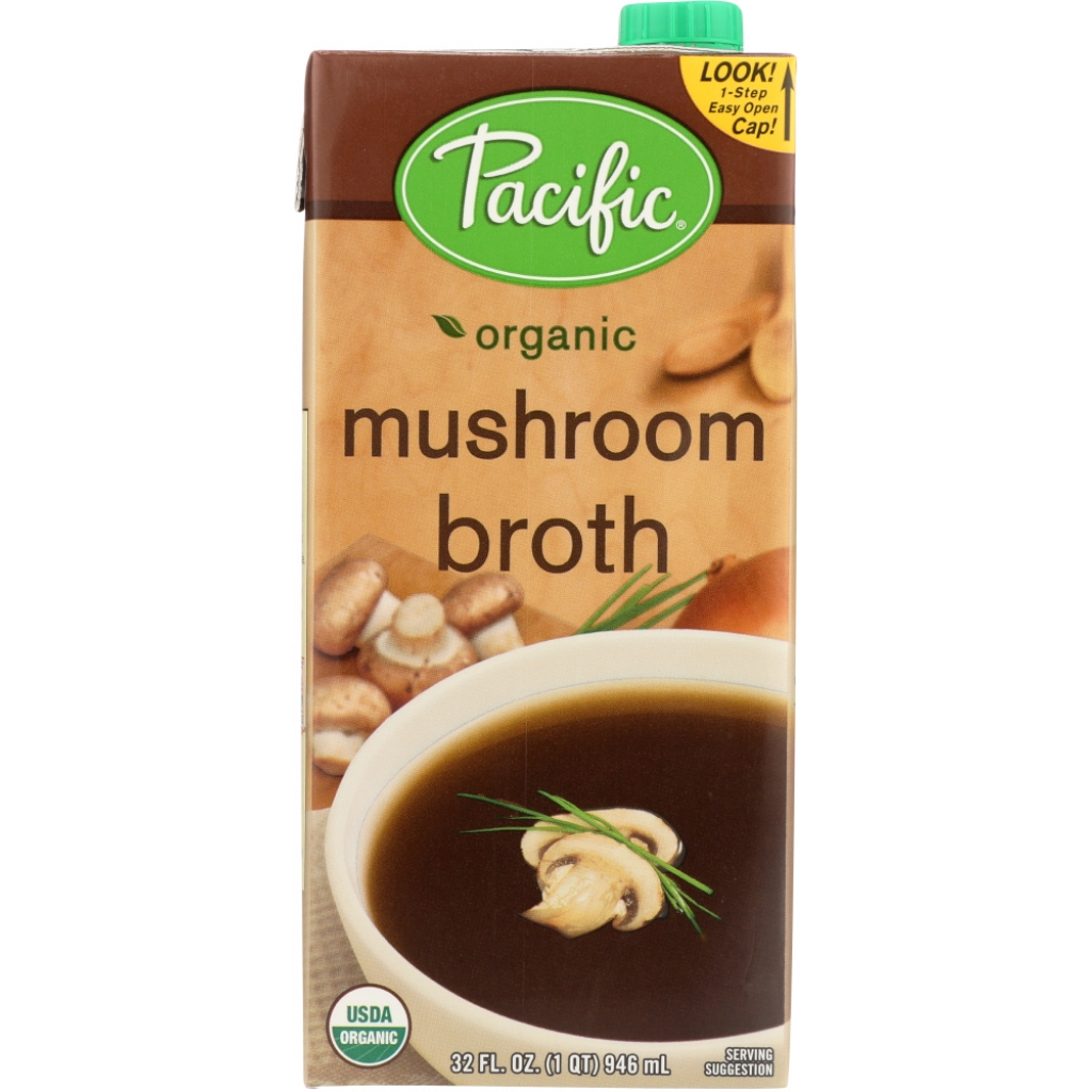 Rich and Savory Organic Mushroom Broth - 32 oz