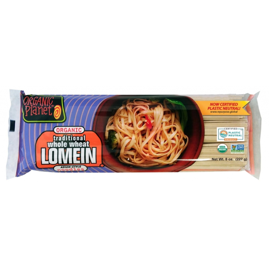 Organic Traditional Whole Wheat Lo Mein Noodles, 8 oz