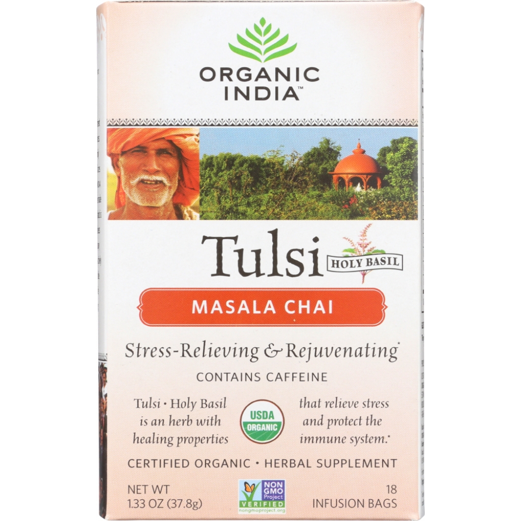 Tulsi Masala Chai Tea - Aromatic and Invigorating