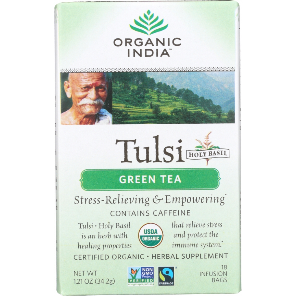 Tulsi Green Tea, 18 bags