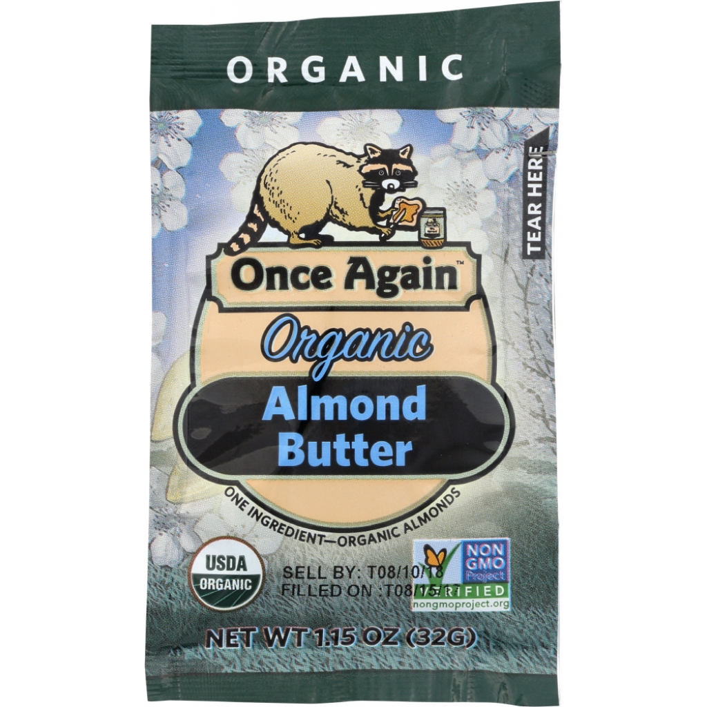 Creamy Almond Butter Organic Squeeze Pack - Convenient Nutrition