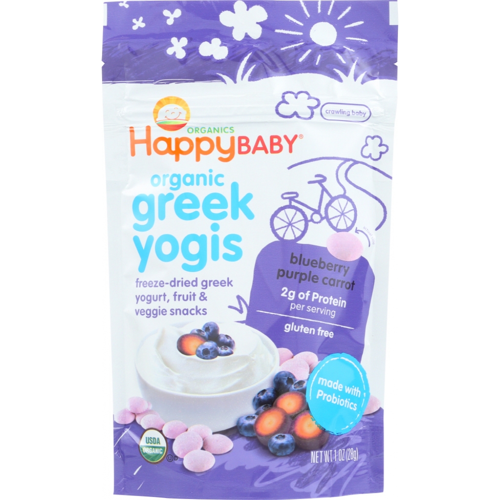 Blueberry and Purple Carrot Greek Yogis - 1 oz