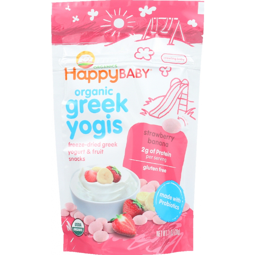 Organic Greek Yogurt Strawberry Banana - 1 oz