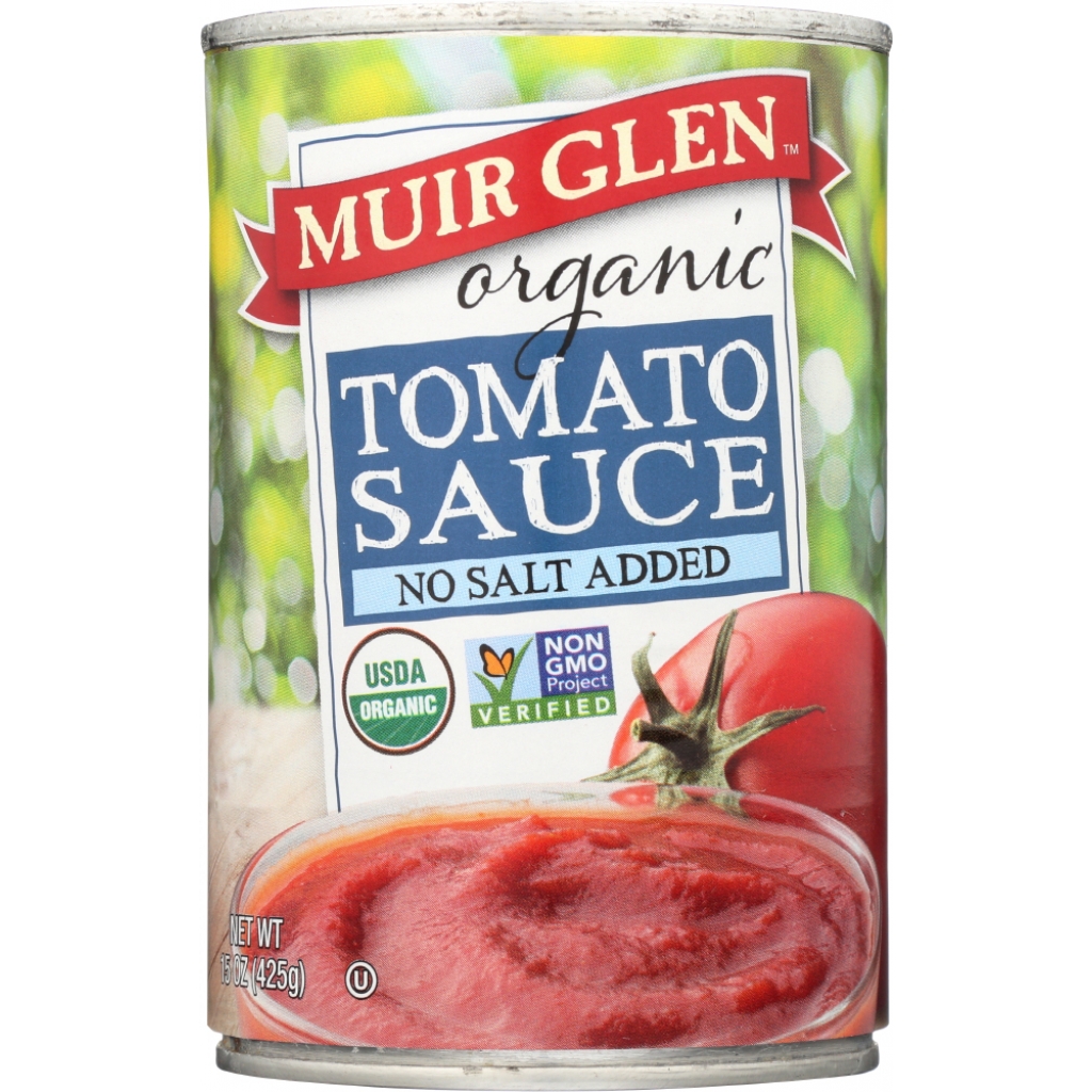 Organic Tomato Sauce - No Salt Added - 15 oz