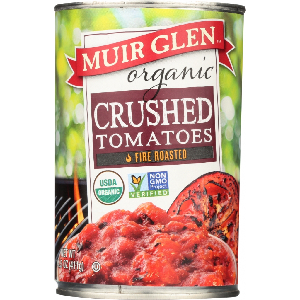 Organic Fire-Roasted Crushed Tomatoes - 14.5 oz