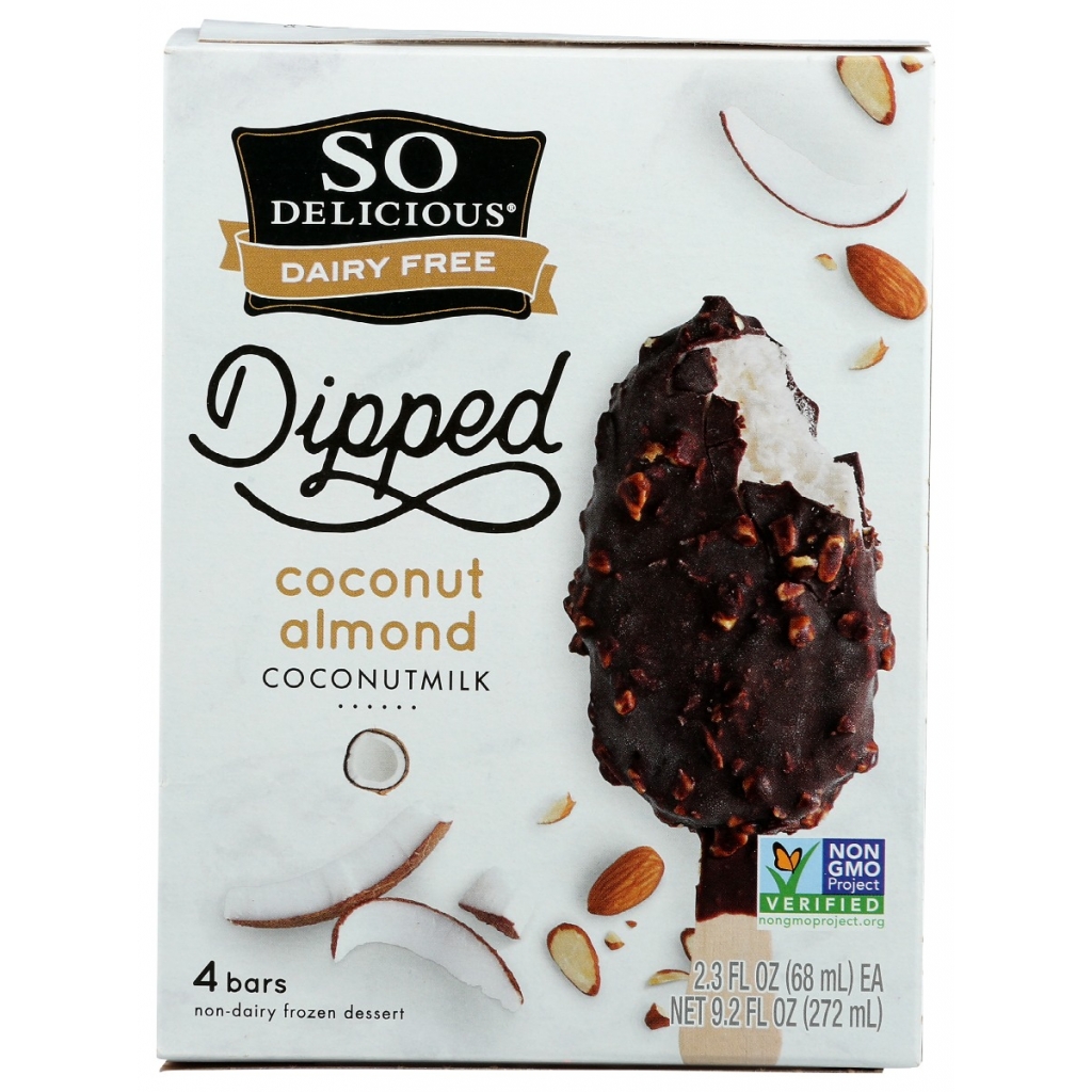 Dipped Coconutmilk Almond Bars, 9.2 oz