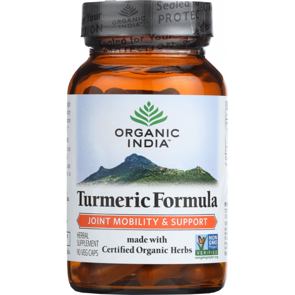 Organic Turmeric Formula - 90 Veggie Caps