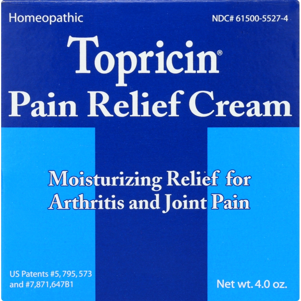 Pain Relief and Healing Homeopathic Cream, 4 oz