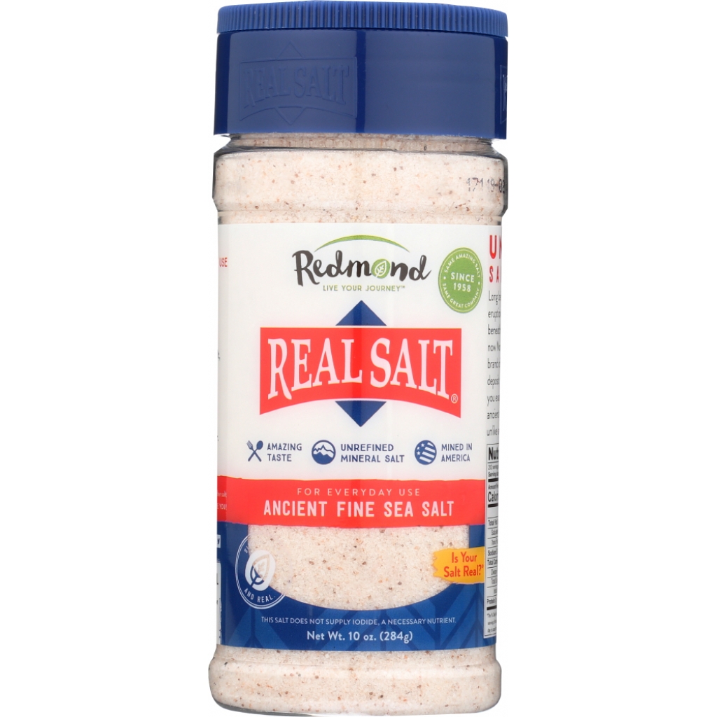 RealSalt Nature's First Sea Salt Fine, 9 oz