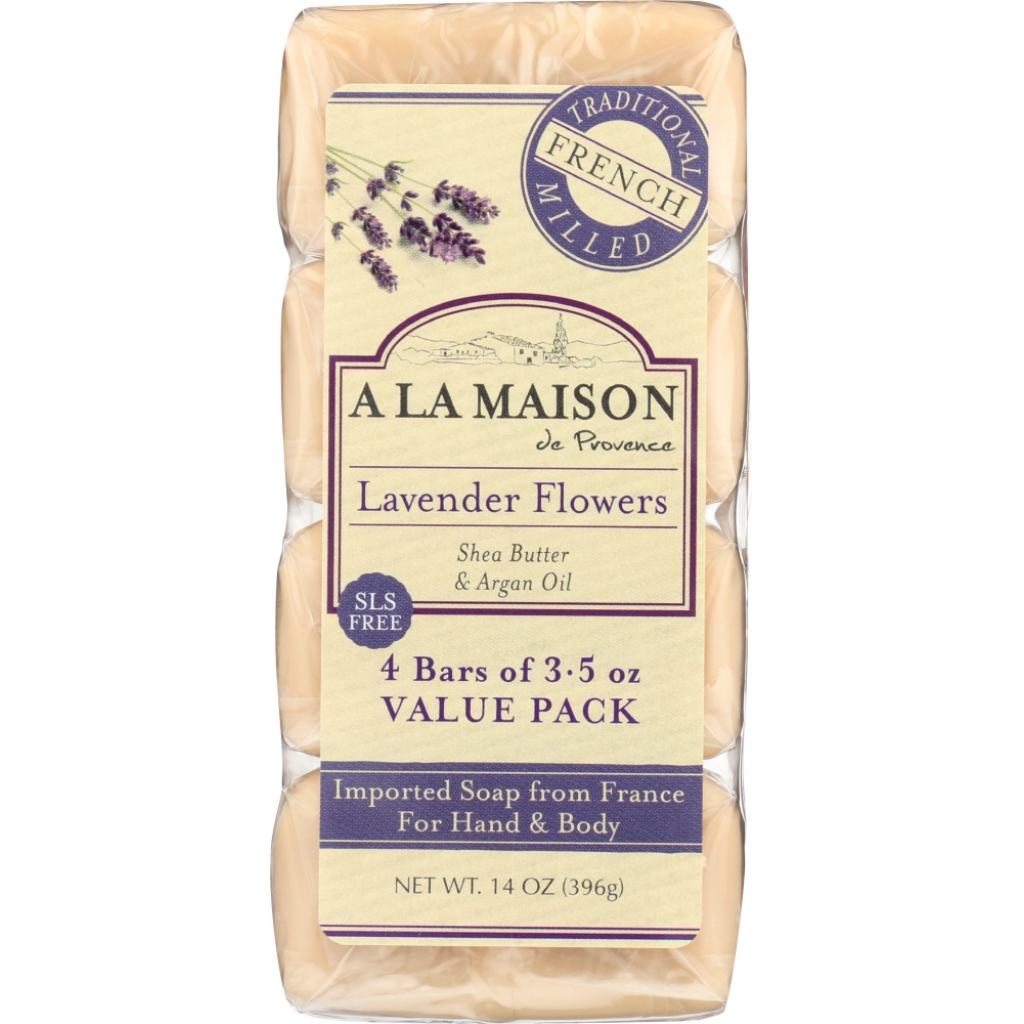 Traditional French Milled Lavender Bar Soap Value Pack