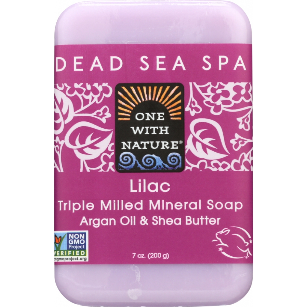 Lilac Soap with Dead Sea Minerals, Nourishing Clean