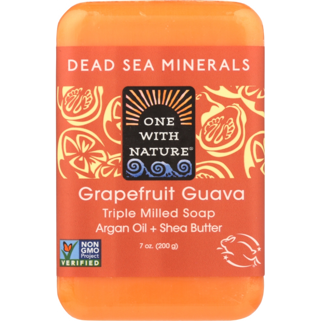 Dead Sea Minerals Soap Bar Grapefruit Guava, 7 oz