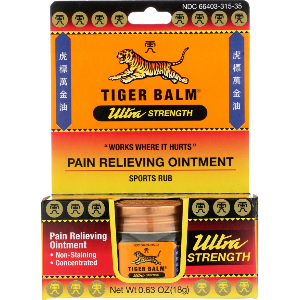 Tiger Balm Ultra Strength Pain Relieving Ointment