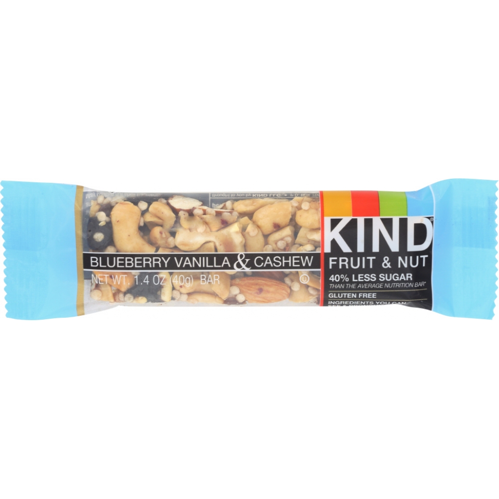 Blueberry Vanilla & Cashew Bar, 1.4 oz