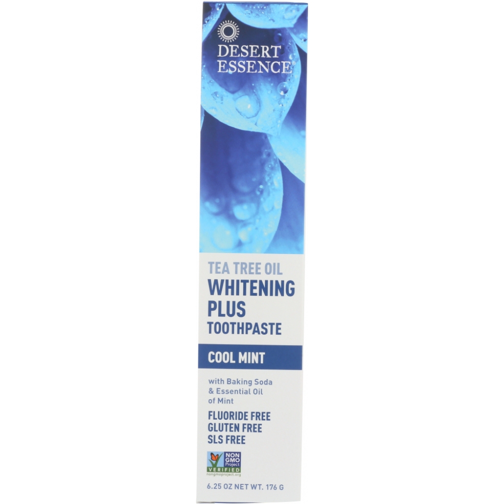 Whitening Plus Tea Tree Oil Toothpaste, Refreshing Mint