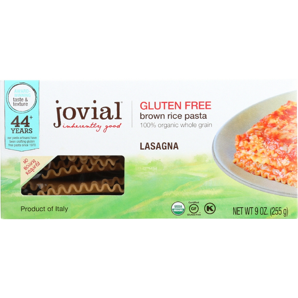 Organic Gluten-Free Brown Rice Lasagna Noodles