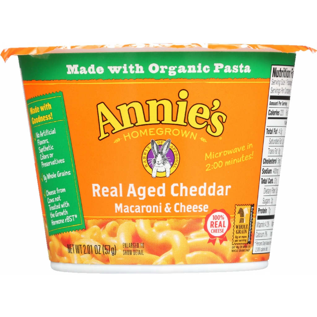 Microwavable Real Aged Cheddar Mac & Cheese