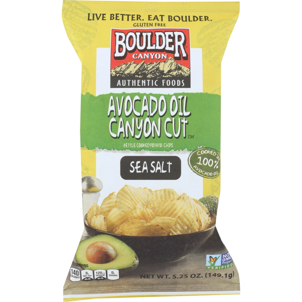 Canyon Cut Avocado Oil Potato Chips - Sea Salted