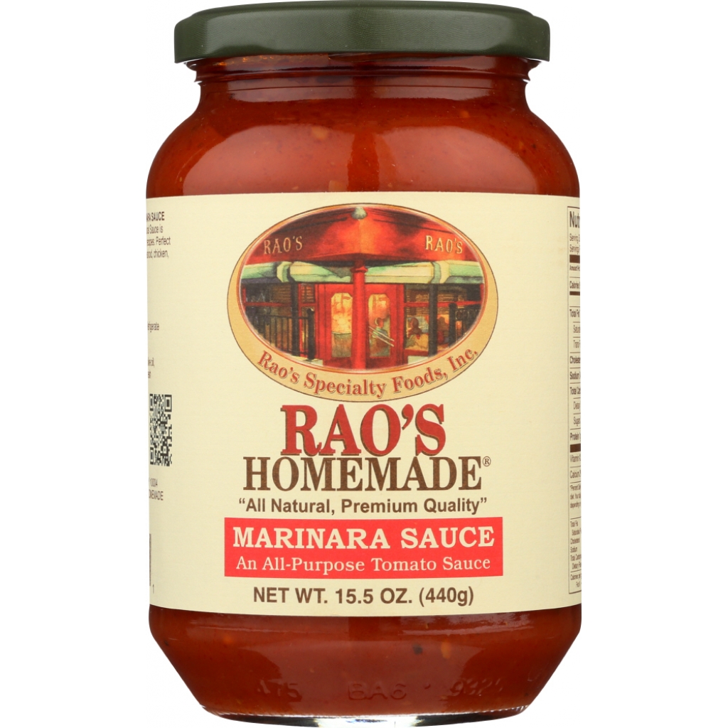 Rao's Marinara Pasta Sauce - Award Winning Flavor