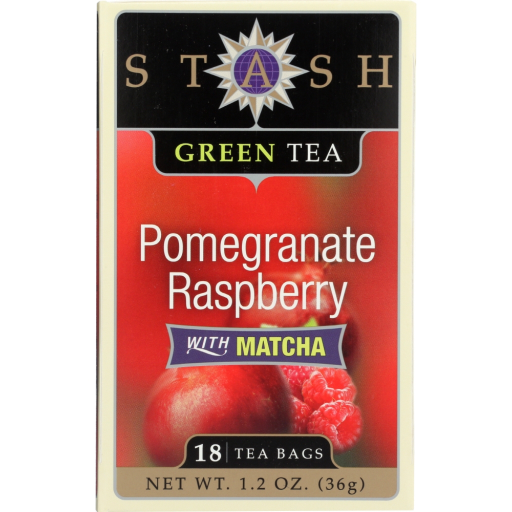 Green Tea Pomegranate Raspberry with Matcha