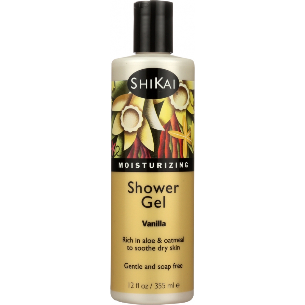 All Natural Moisturizing Shower Gel Vanilla - 12 oz