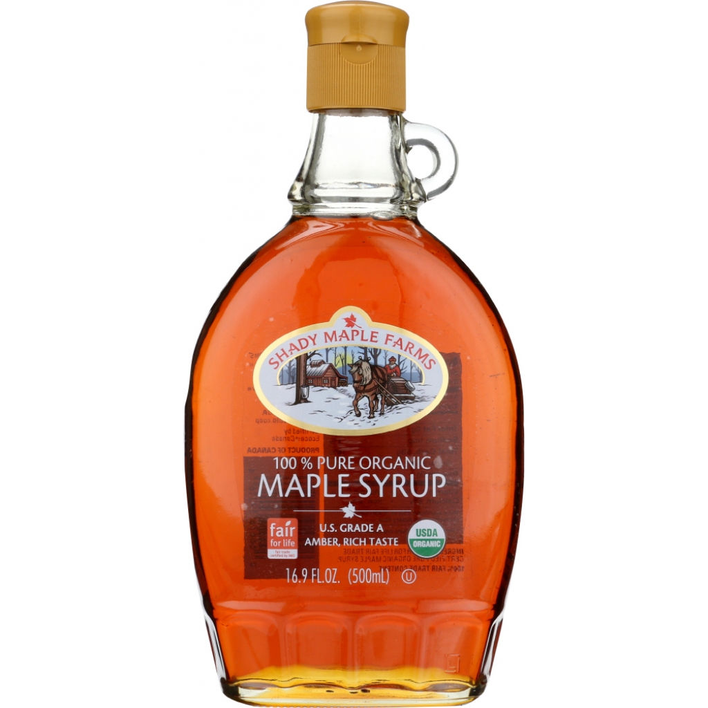 Organic Grade A Amber Maple Syrup - 16.9 oz