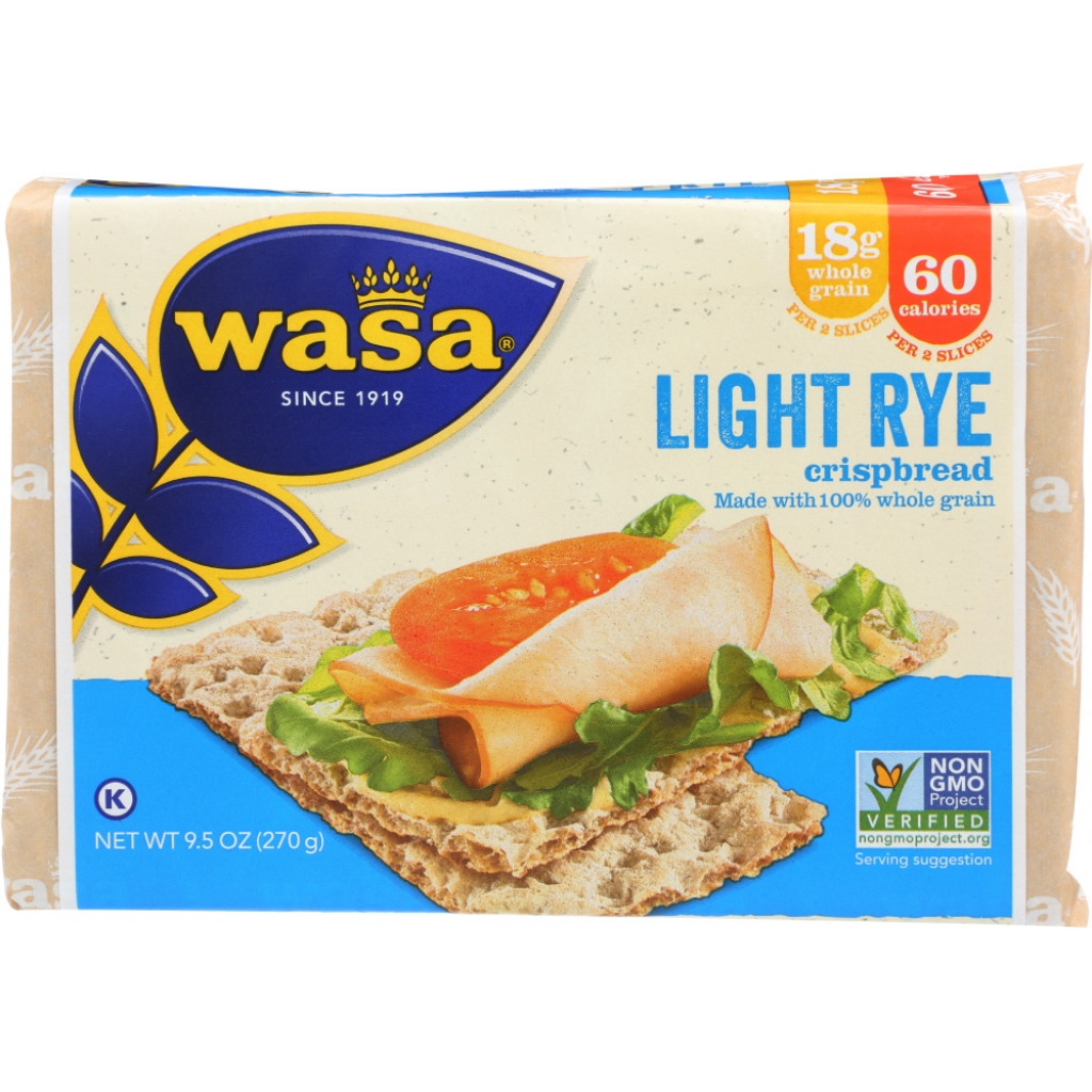 Wasa Light Rye Crispbread, 9.5 Oz