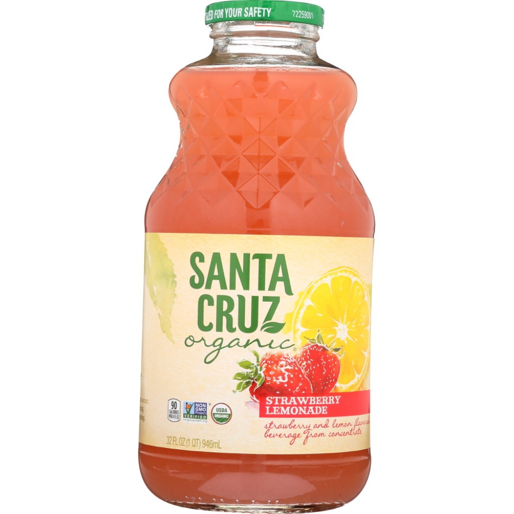 Organic Strawberry Lemonade Juice, 32 oz